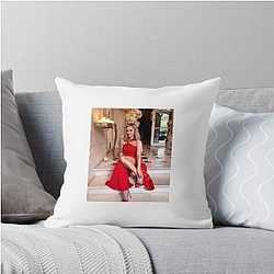 Reese Witherspoon in Red Throw Pillow