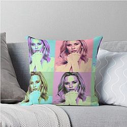 Reese Witherspoon Pop Art Throw Pillow