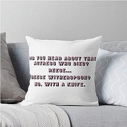 Reese Witherspoon Knife Throw Pillow
