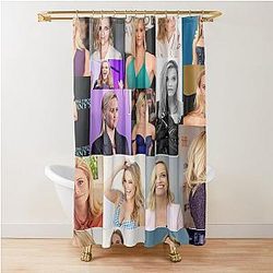 Reese Witherspoon American actress Photos Beautiful Aesthetic Collage 5 Shower Curtain