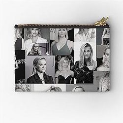 Reese Witherspoon American actress Photos Black and White Aesthetic Collage Zipper Pouch