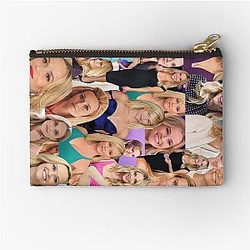 Reese Witherspoon American Actress Lateral Collage 4 Zipper Pouch