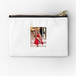 Reese Witherspoon in Red Zipper Pouch