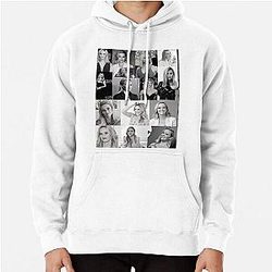 Reese Witherspoon American Actress Square Black and White Aesthetic Collage Pullover Hoodie