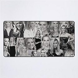 Reese Witherspoon American actress Black Aesthetic Collage Desk Mat
