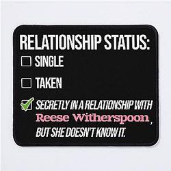 Reese Witherspoon Relationship Mouse Pad