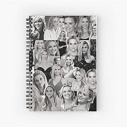 Reese Witherspoon American actress Black Aesthetic Collage - 2 Spiral Notebook