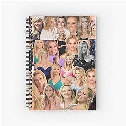 Reese Witherspoon American actress Aesthetic Collage - 1 Spiral Notebook