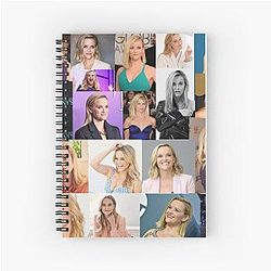 Reese Witherspoon American actress Beautiful Aesthetic Collage 5 Sphere Notebook
