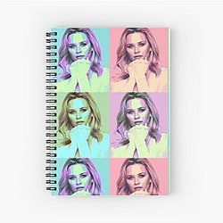 Reese Witherspoon Pop Art Spiral Notebook