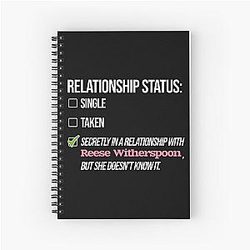 Reese Witherspoon Relationship Spiral Notebook
