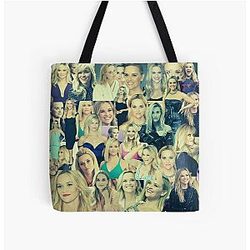 Reese Witherspoon American Actress Collage - 3 All Over Print Tote Bag