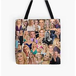Reese Witherspoon American Actress Dressed Up Aesthetic Collage 1 All Over Print Tote Bag