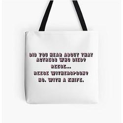Reese Witherspoon All Over Print Tote Bag