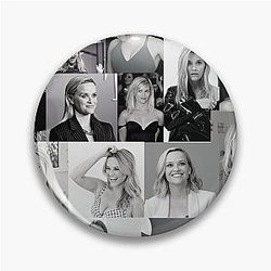 Reese Witherspoon American actress in Black and White Aesthetic Collage - 5 Pin