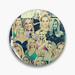 Reese Witherspoon American Actress Retro Aesthetic Collage 3 Pin