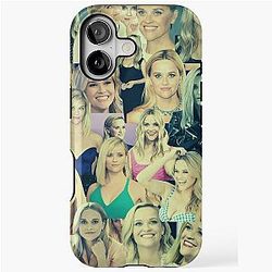 Reese Witherspoon American actress Collage 3 iPhone Tough Case