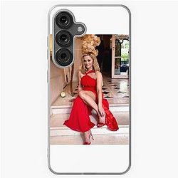 Reese Witherspoon in red Samsung Galaxy Case