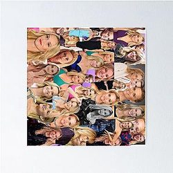 Reese Witherspoon American Actress Lateral Collage 4 Poster