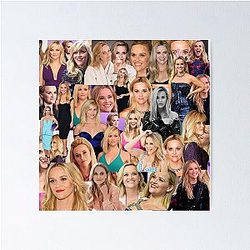 Reese Witherspoon American actress Dressed Up Aesthetic Collage Poster