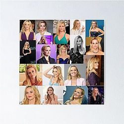 Reese Witherspoon American actress Beautiful Aesthetic Collage 5 Poster