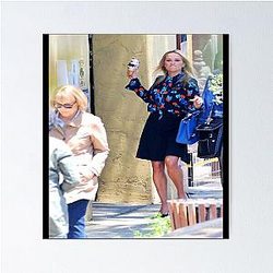 Reese Witherspoon Ice Cream Throw Poster