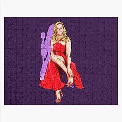Reese Witherspoon - An illustration by Paul Cemmick Jigsaw Puzzle