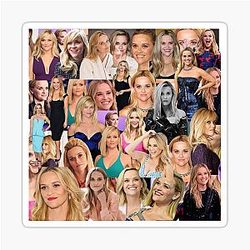 Reese Witherspoon American actress Aesthetic Collage - 1 Sticker