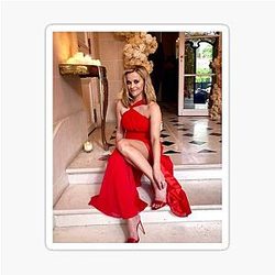 Reese Witherspoon in red Stick on Decal