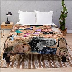 Reese Witherspoon American actress Aesthetic Collage Throw Blanket