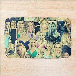 Reese Witherspoon American Actress Retro Aesthetic Collage Bath Mat