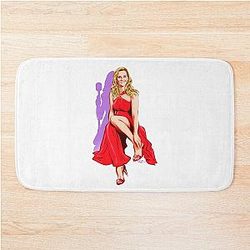 Reese Witherspoon - An illustration by Paul Cemmick Bath Mat