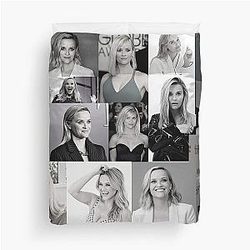 Reese Witherspoon American actress black and white photos - 5 duvet cover