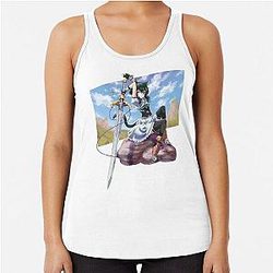 Reincarnated as a sword Racerback Tank Top