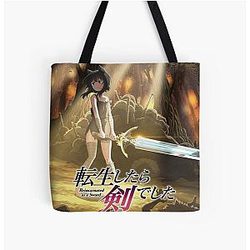 Reincarnated as a sword Tote bag