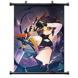 ROUNDMEUP Reincarnated as Sword Anime Fabric Wall Scroll Poster (16x23 Inches)
