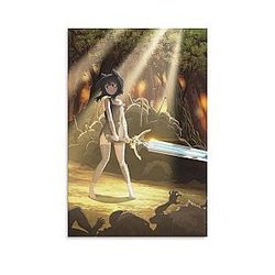 Reincarnated As A Sword Anime Canvas Poster Bedroom Decor Office Room Decor Gift Wall Art Decor Painting 12x18inchs