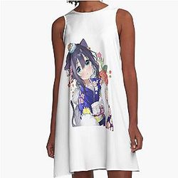 Reincarnated as a Sword A Line Dress