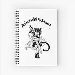 한국어 Reincarnated as a Sword 나선형 노트북