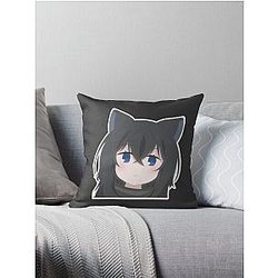 Reincarnated as a sword Fran throw pillow