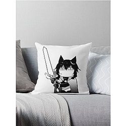 Reincarnated as a Sword Manga Throw Pillow