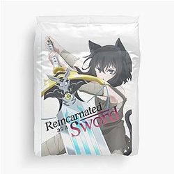 Graphic Reincarnated as a Sword Duvet Cover