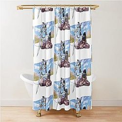 Reincarnated as a Sword Shower Curtain