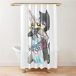 Graphic Reincarnated As A Sword Shower Curtain