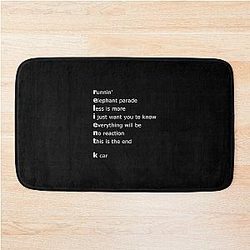 Relient K Songs - White Bath Mat