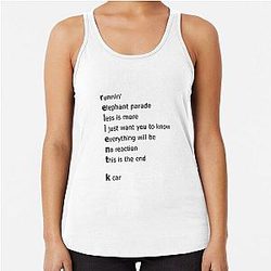 Relient K Songs Racerback Tank Top