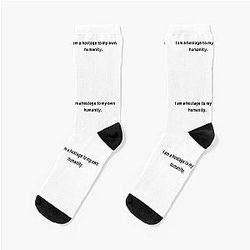 I am a hostage- Relient K Socks