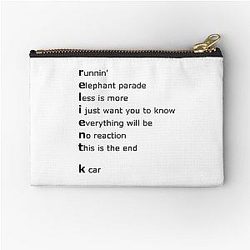 Relient K Songs Zipper Pouch