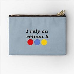 I rely on Relient K Zipper Pouch
