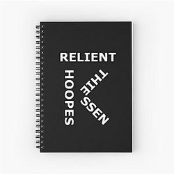 Relient K Hoopes & Thiessen - White Spiral Notebook